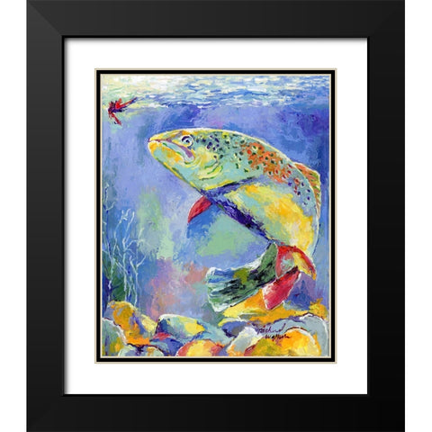 Big Ed Black Modern Wood Framed Art Print with Double Matting by Wallich, Richard