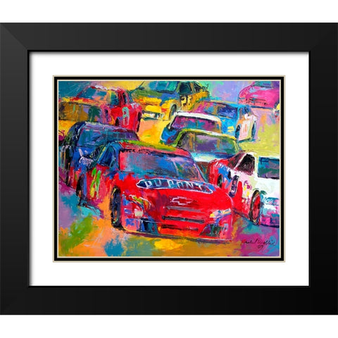 Jeff Gordon Black Modern Wood Framed Art Print with Double Matting by Wallich, Richard