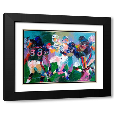 XLI Black Modern Wood Framed Art Print with Double Matting by Wallich, Richard