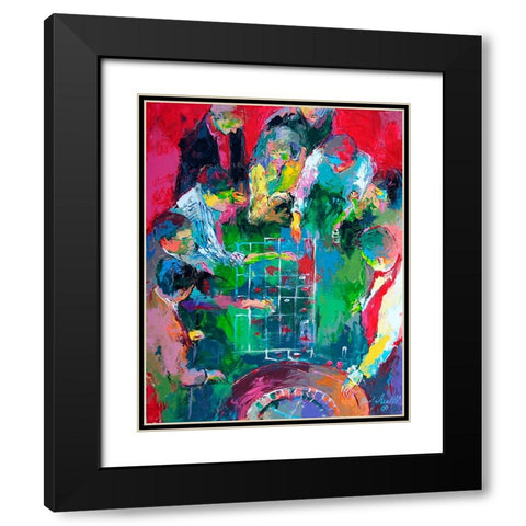 Roulette Black Modern Wood Framed Art Print with Double Matting by Wallich, Richard