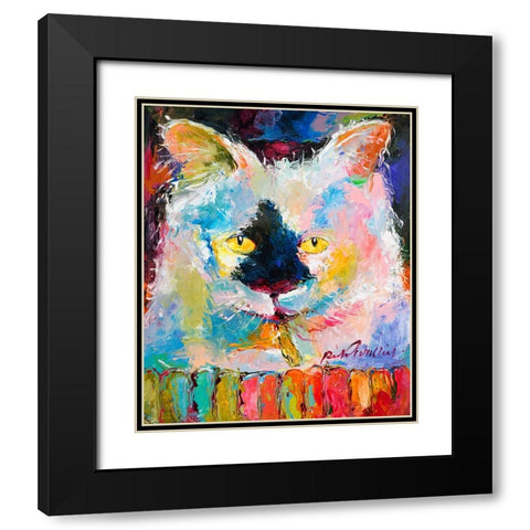 Mac Black Modern Wood Framed Art Print with Double Matting by Wallich, Richard