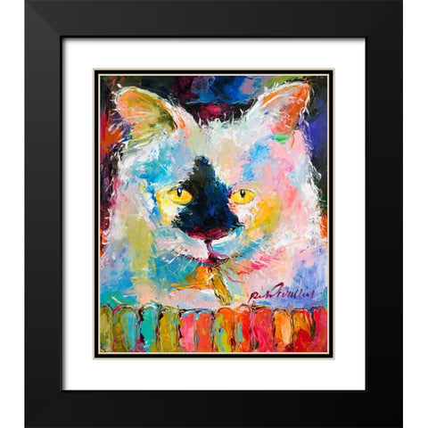 Mac Black Modern Wood Framed Art Print with Double Matting by Wallich, Richard