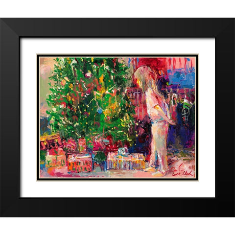 Jaden Black Modern Wood Framed Art Print with Double Matting by Wallich, Richard