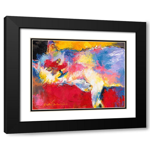 Mac Black Modern Wood Framed Art Print with Double Matting by Wallich, Richard