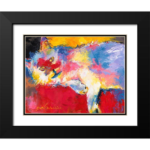 Mac Black Modern Wood Framed Art Print with Double Matting by Wallich, Richard