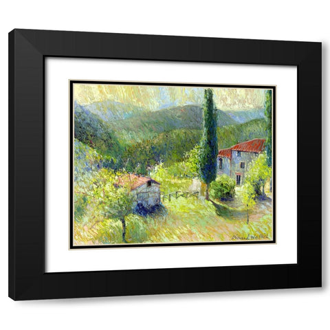Italy 1 Black Modern Wood Framed Art Print with Double Matting by Wallich, Richard