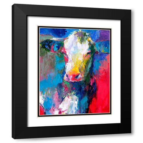 Art Cow 2 Black Modern Wood Framed Art Print with Double Matting by Wallich, Richard