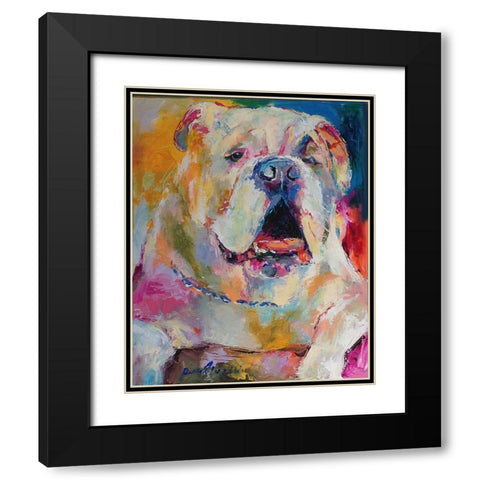 Art Bull - IMG_4209 Black Modern Wood Framed Art Print with Double Matting by Wallich, Richard