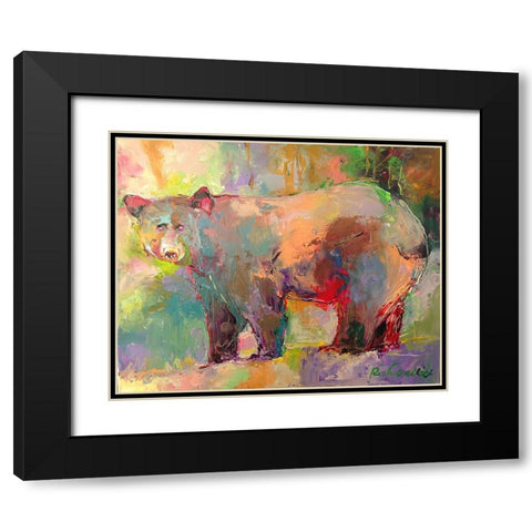 artbear Black Modern Wood Framed Art Print with Double Matting by Wallich, Richard