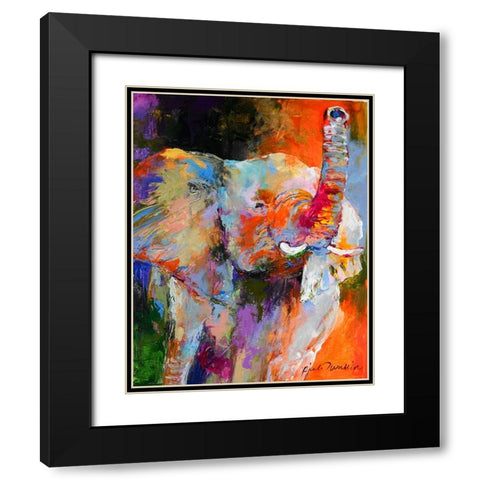 artele1 Black Modern Wood Framed Art Print with Double Matting by Wallich, Richard