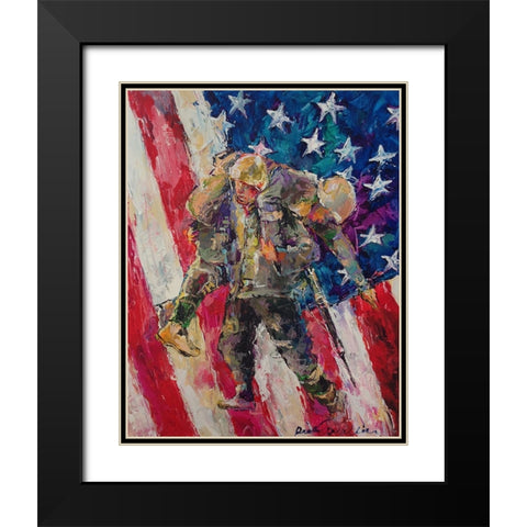artsolider Black Modern Wood Framed Art Print with Double Matting by Wallich, Richard