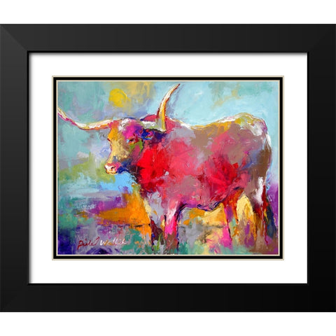 arttlong Black Modern Wood Framed Art Print with Double Matting by Wallich, Richard