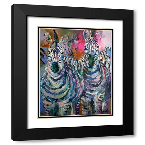artzebra Black Modern Wood Framed Art Print with Double Matting by Wallich, Richard