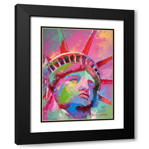 Lady Black Modern Wood Framed Art Print with Double Matting by Wallich, Richard