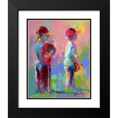 Base Black Modern Wood Framed Art Print with Double Matting by Wallich, Richard