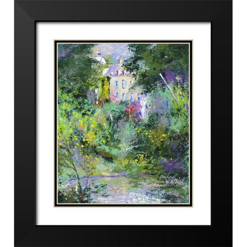Westport Black Modern Wood Framed Art Print with Double Matting by Wallich, Richard