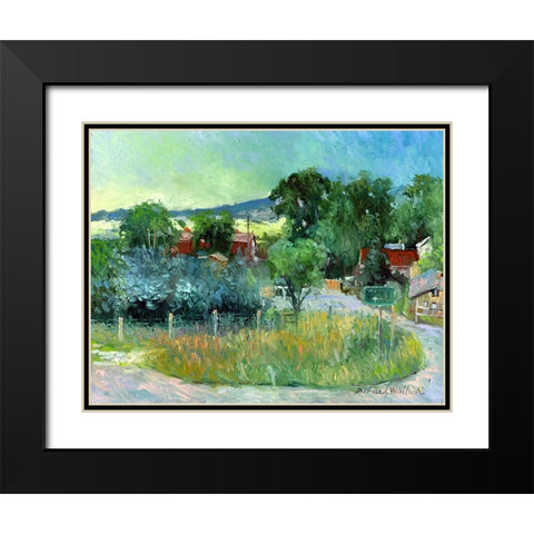 Rooney Ranch 4 Black Modern Wood Framed Art Print with Double Matting by Wallich, Richard
