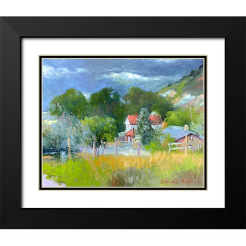 Rooney Ranch 6 Black Modern Wood Framed Art Print with Double Matting by Wallich, Richard