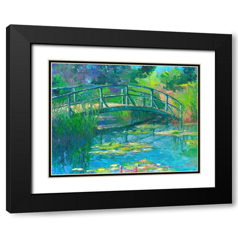 Lilies 5 Black Modern Wood Framed Art Print with Double Matting by Wallich, Richard