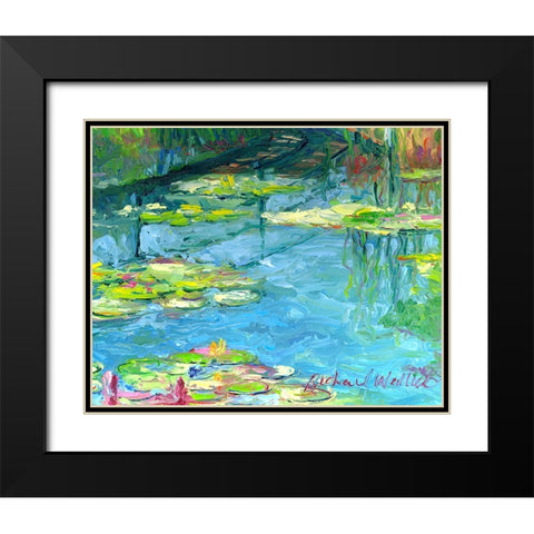 Lilies 6 Black Modern Wood Framed Art Print with Double Matting by Wallich, Richard