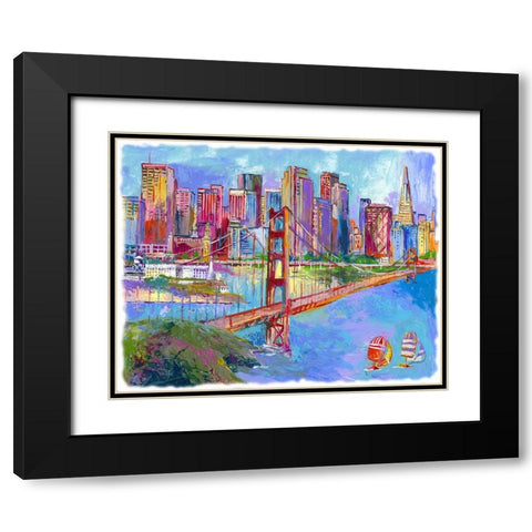 Sanft~1 Black Modern Wood Framed Art Print with Double Matting by Wallich, Richard