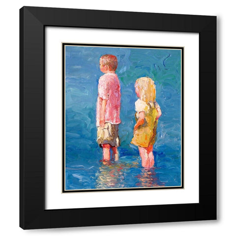 Coronado Black Modern Wood Framed Art Print with Double Matting by Wallich, Richard