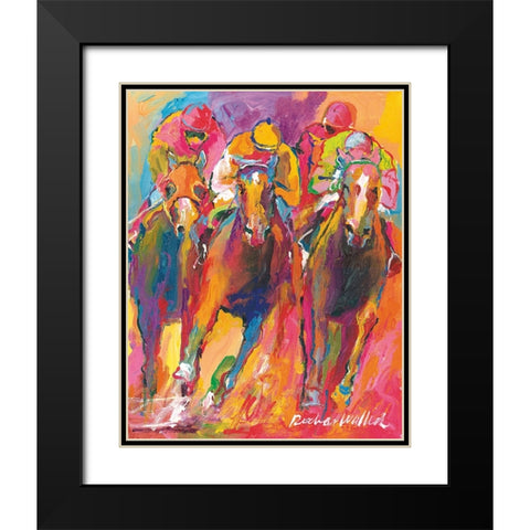 Delmar Black Modern Wood Framed Art Print with Double Matting by Wallich, Richard