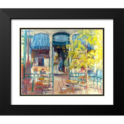 Denver A Black Modern Wood Framed Art Print with Double Matting by Wallich, Richard