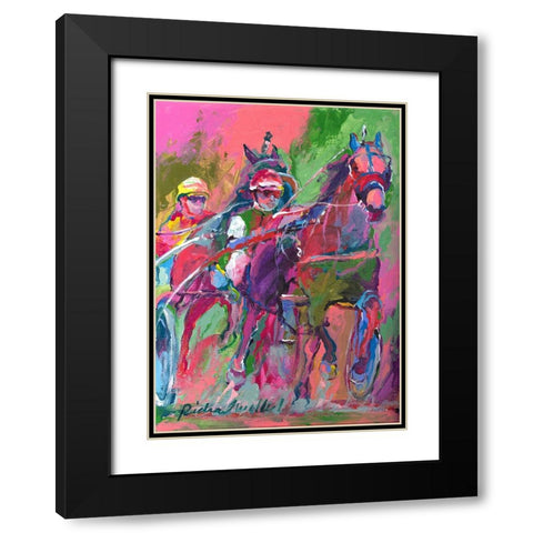 Harness 1 Black Modern Wood Framed Art Print with Double Matting by Wallich, Richard