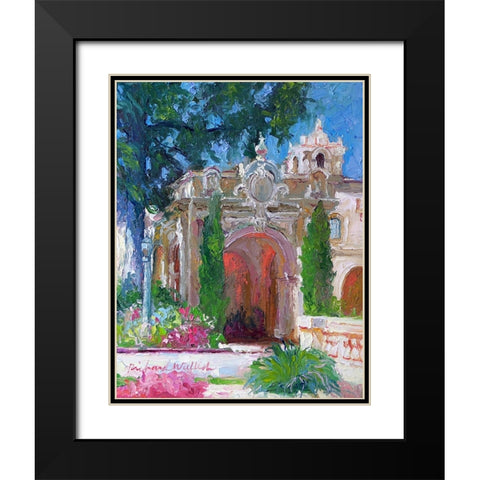 San Diego Black Modern Wood Framed Art Print with Double Matting by Wallich, Richard