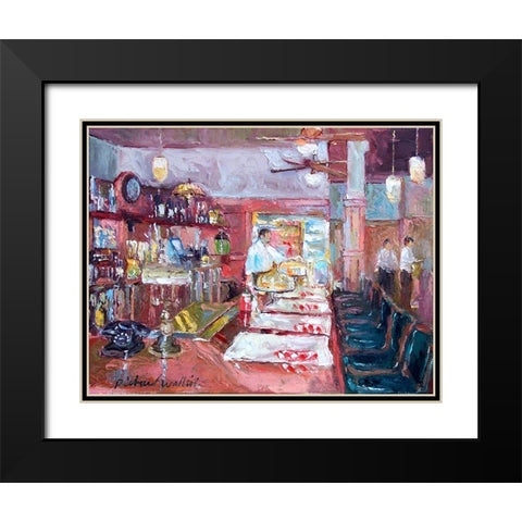 Teds Black Modern Wood Framed Art Print with Double Matting by Wallich, Richard