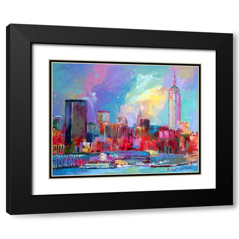 Empire Black Modern Wood Framed Art Print with Double Matting by Wallich, Richard