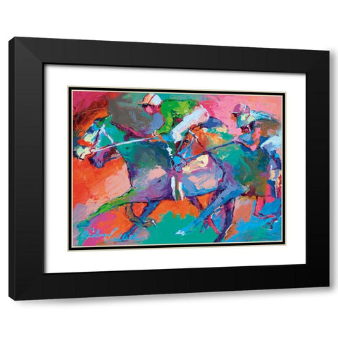 Race 6 Black Modern Wood Framed Art Print with Double Matting by Wallich, Richard