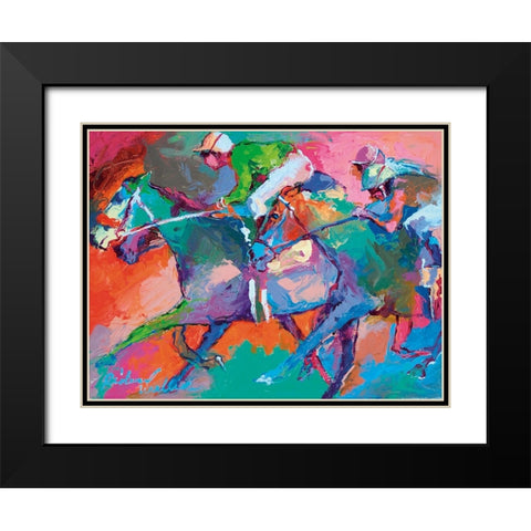 Race 6 Black Modern Wood Framed Art Print with Double Matting by Wallich, Richard