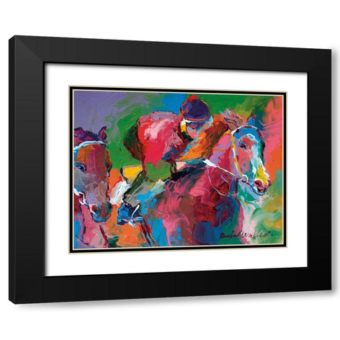 Race 4 Black Modern Wood Framed Art Print with Double Matting by Wallich, Richard