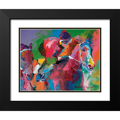 Race 4 Black Modern Wood Framed Art Print with Double Matting by Wallich, Richard