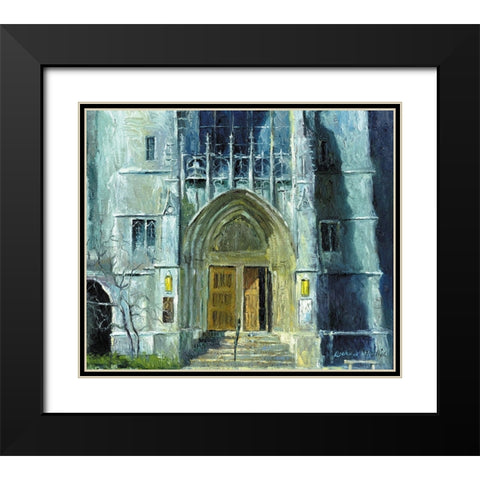 Chicago 1 Black Modern Wood Framed Art Print with Double Matting by Wallich, Richard