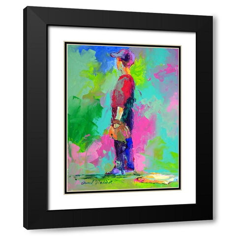 Firstbase Black Modern Wood Framed Art Print with Double Matting by Wallich, Richard