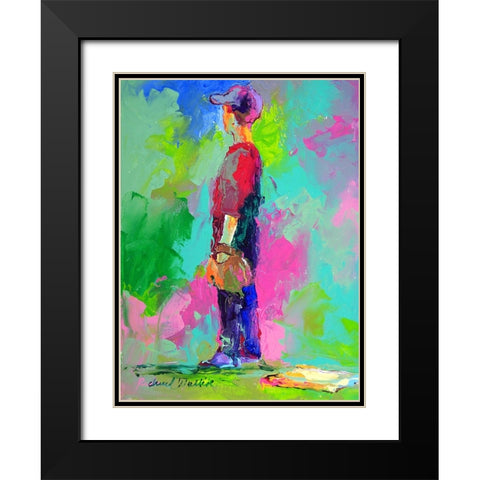 Firstbase Black Modern Wood Framed Art Print with Double Matting by Wallich, Richard