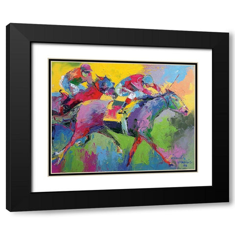 Furlong Black Modern Wood Framed Art Print with Double Matting by Wallich, Richard