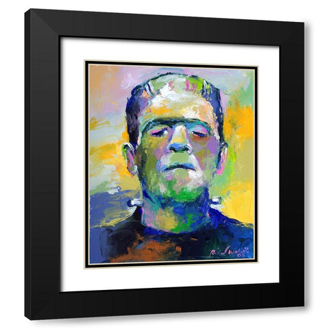 Frank Black Modern Wood Framed Art Print with Double Matting by Wallich, Richard