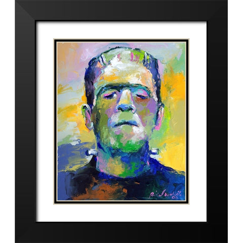 Frank Black Modern Wood Framed Art Print with Double Matting by Wallich, Richard