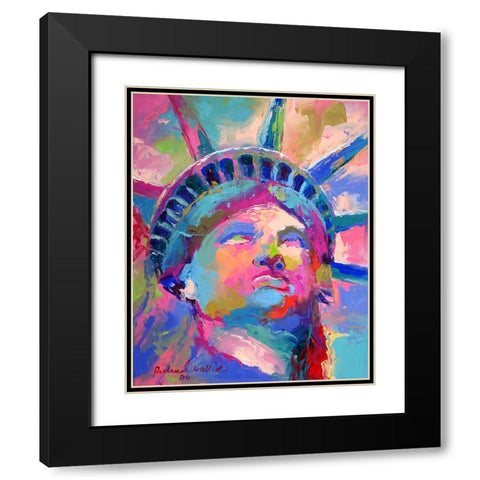 Liberty 5 Black Modern Wood Framed Art Print with Double Matting by Wallich, Richard