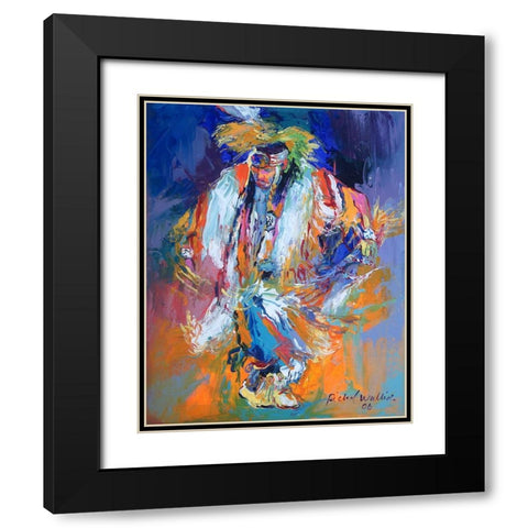 Po Black Modern Wood Framed Art Print with Double Matting by Wallich, Richard