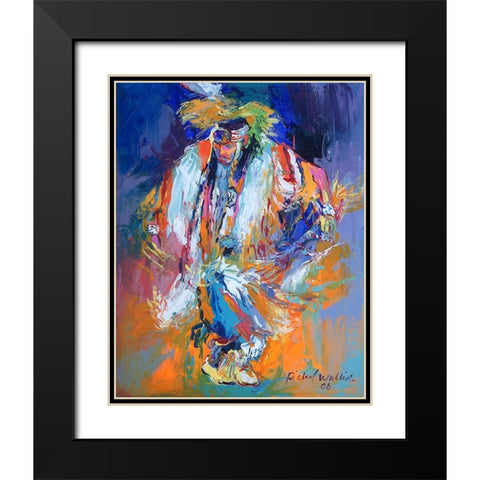 Po Black Modern Wood Framed Art Print with Double Matting by Wallich, Richard