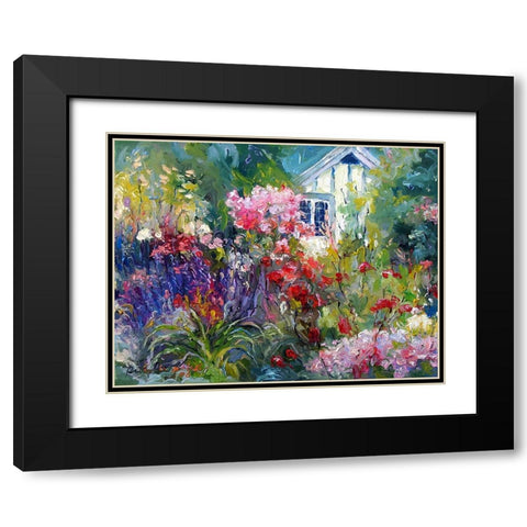 Cottage Black Modern Wood Framed Art Print with Double Matting by Wallich, Richard