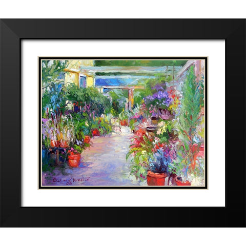Flower Black Modern Wood Framed Art Print with Double Matting by Wallich, Richard