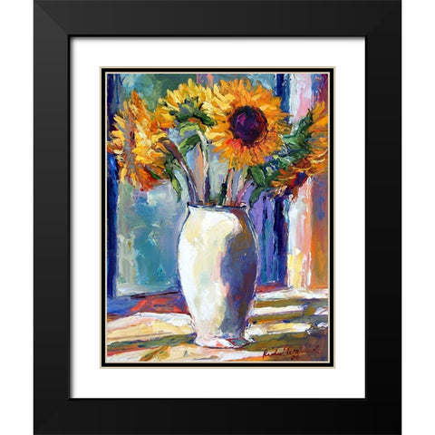 Sunny Black Modern Wood Framed Art Print with Double Matting by Wallich, Richard