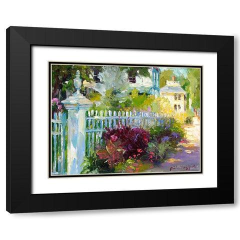 Flowers 3 Black Modern Wood Framed Art Print with Double Matting by Wallich, Richard