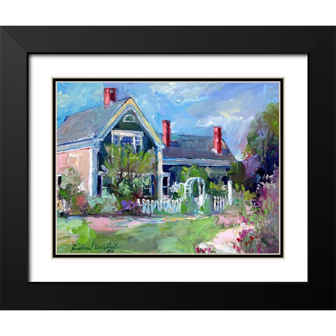 House 12 Black Modern Wood Framed Art Print with Double Matting by Wallich, Richard